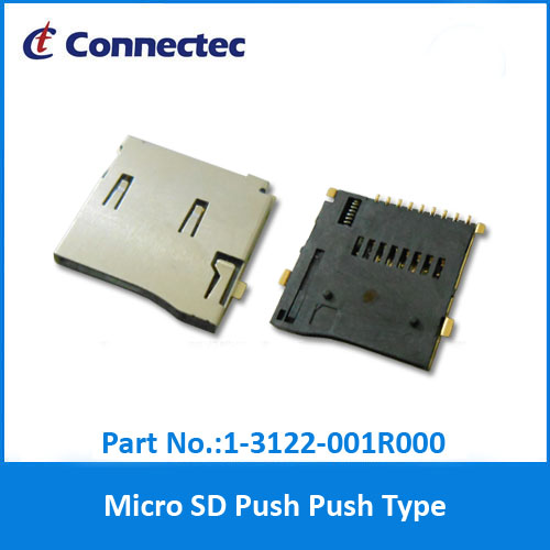 1-3122-001R000 Micro SD Push Push Type